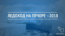Голова ледохода развивается в районе села Усть-Уса