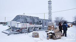 На полигоне ТБО монтируют комплекс термического обезвреживания отходов