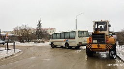 Пассажирский автобус не получил повреждений во время ДТП